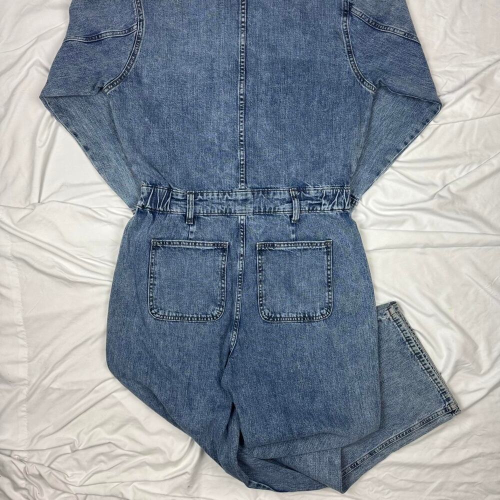 ★ vintage style denim jumpsuit ★ - Picture 2 of 3